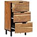 Mobiletto  40x33x75 cm in Legno Massello di Acacia - Foto miniatura 2