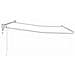 Tenda da Sole Bianco 3,5 x 2,5 m Metallo - Foto miniatura 5