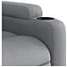 Poltrona reclinabile in tessuto grigio chiaro - Foto miniatura 8