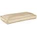 Cuscino per pallet per seduta/schienale beige 120x60x12 cm in tessuto Oxford - Foto miniatura 2