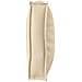 Cuscino per pallet per seduta/schienale beige 120x60x12 cm in tessuto Oxford - Foto miniatura 4