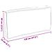 Cuscino per pallet per seduta/schienale beige 120x60x12 cm in tessuto Oxford - Foto miniatura 7