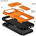 Custodia Magnetica 2-in-1 Con Supporto E Protezione Antiurto Compatibile Con Iphone 17 Air Orange - Foto miniatura 2