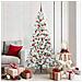 Albero di Natale Artificiale con Rami Pieghevoli Bianco 180 cm - Foto miniatura 2