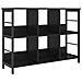 Libreria Rovere Nero 102 x 32 x 72,5 cm Legno multistrato - Foto miniatura 1