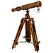 Telescopio Con Treppiede In Legno E Metallo 4x2x25h - Foto miniatura 6