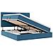 Letto con contenitore e materasso Blu Scuro 160 x 200 cm - Foto miniatura 1