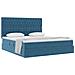 Letto con contenitore e materasso Blu Scuro 160 x 200 cm - Foto miniatura 3