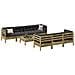 Set Divani da Giardino 8pz con Cuscini Legno Impregnato di Pino - Foto miniatura 2