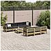 Set Divani da Giardino 8pz con Cuscini Legno Impregnato di Pino - Foto miniatura 3