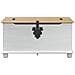 storage box con cassetto Bianco 90 x 78 x 45 cm Pino massello - Foto miniatura 7