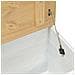 storage box con cassetto Bianco 90 x 78 x 45 cm Pino massello - Foto miniatura 8