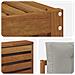 Set divani con cuscino 8 pcs Grigio Naturale e Chiaro - Foto miniatura 6