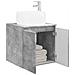 Mobile Lavabo da Parete Grigio Cemento 49,5 x 44,5 x 66 cm - Foto miniatura 2