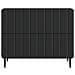 Armadio da Notte Nero 62 x 34,5 x 49,5 cm Legno ingegnerizzato - Foto miniatura 4