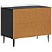 Armadio da Notte Nero 62 x 34,5 x 49,5 cm Legno ingegnerizzato - Foto miniatura 6