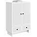Credenza Bianco 66 x 34,5 x 95 cm Legno ingegnerizzato - Foto miniatura 3