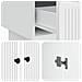 Credenza Bianco 66 x 34,5 x 95 cm Legno ingegnerizzato - Foto miniatura 9