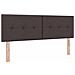 Letto box spring con materasso Marrone Scuro 140 x 190 cm - Foto miniatura 5