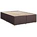 Letto box spring con materasso Marrone Scuro 140 x 190 cm - Foto miniatura 6