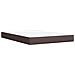 Letto box spring con materasso Marrone Scuro 140 x 190 cm - Foto miniatura 7