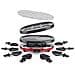 RP412 Raclette multifunzione 8 persone, Pietra naturale, Grill,Temperatura regolabile, 8 teglie antiaderenti - Foto miniatura 2