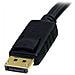 Cavo switch KVM DisplayPort USB 4 in 1 con audio e microfono 1,8 m - Foto miniatura 3