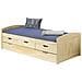 Letto Con Secondo Letto Ad Estrazione E Cassetti Contenitore - Foto miniatura 2