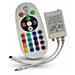 Controller Per Strisce Led Rgb Multicolore Con Telecomando 24 Tasti Vt-2472 3625 - Foto miniatura 3