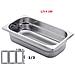 Bacinella Gastronorm In Acciaio Inox Gn 1/3 6 Pezzi Cm. 32,5x17,6 H. Cm. 10 - Foto miniatura 6