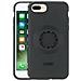 Cover Iphone 7 Plus / 8 Plus Protezione Waterproof Fissaggio Fitclic Nero - Foto miniatura 1
