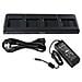 Caricabatterie AC per Computer Palmare ScanPal EDA51 / EDA50K 4 Slot Colore Nero - Foto miniatura 1