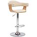 Sgabelli Da Bar 2 Pz Crema In Legno Piegato E Similpelle - Foto miniatura 2