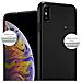 Custodia Compatibile Con Apple Iphone Xs Max In Nero Metallo - Hard Case Coperchio Protettivo In Look Metallico Contro I Graffi E Gli Urti - Foto miniatura 5