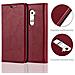 Custodia Compatibile Con Lg G2 In Rosso Mela - Coperchio Protettiva Con Chiusura Magnetica, Funzione Stand E Tasca Per Le Carte - Foto miniatura 5
