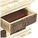 Credenza Bianca 65x30x75 Cm In Legno Massello Di Mango - Foto miniatura 5