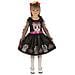Costume Mini Teschio Dia De Los Muertos Per Bambina - Taglia: 10 A 12 Anni - Foto miniatura 1