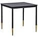 Tavolo Da Pranzo 80 X 80 Cm Nero Shalford - Foto miniatura 1