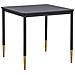 Tavolo Da Pranzo 80 X 80 Cm Nero Shalford - Foto miniatura 9