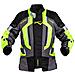Giacca Touring Moto Protezioni Sfoderabile Cordura Ce Impermeabile Fluo L - Foto miniatura 3