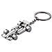 Argento Racing Car Portachiavi Sport F1 Motore Della Catena Chiave Dellautomobile - Regali Di Automobilismo - Novit Di Metallo Cromato Portachiavi - Accessorio Dellanello Chiave Per La Casa O In Auto Chiavi - Foto miniatura 1
