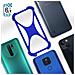 Cover Smartphone Fino A 6,7 Pollici Universale Gel Di Silicone Espandibile Blu - Foto miniatura 3