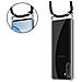 Catena Di Telefoni Cellulari Compatibile Con Samsung Galaxy Note 10 In Blu Notte - Coperchio Protettivo In Silicone Con Anelli D'argento, Cinturino In Corda E Custodia Staccabile - Foto miniatura 6