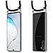 Catena Di Telefoni Cellulari Compatibile Con Samsung Galaxy Note 10 In Blu Notte - Coperchio Protettivo In Silicone Con Anelli D'argento, Cinturino In Corda E Custodia Staccabile - Foto miniatura 8