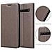 Custodia Compatibile Con Samsung Galaxy S10 5g In Bruno Caffè - Coperchio Protettiva Con Chiusura Magnetica, Funzione Stand E Tasca Per Le Carte - Foto miniatura 6