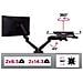 Supporto per Laptop e Monitor DMDCL1X1 Fino 27" Regolabile in Altezza / Inclinabile Colore Nero - Foto miniatura 4