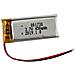 1 Pezzo Batteria Lipo Ricaricabile 801738 (3.7v, 450mah Lipo) Per Telefono Portatile Video Mp3 Mp4 Luce Led Gps - Foto miniatura 1