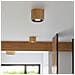 Applique Da Soffitto Basic 2 Legno Sollux Legno 100x140x270 Mm Legno - Foto miniatura 10