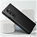 Cover Per Samsung Z Fold5 In Similpelle Originale Eco-leather Case Black - Foto miniatura 4