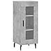 Credenza Grigio Cemento 34,5x34x180 Cm In Legno Multistrato - Foto miniatura 9